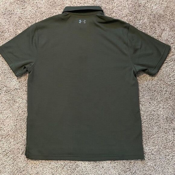 Under Armour Green Short Sleeve Polo Shirt Large - Picture 5 of 6